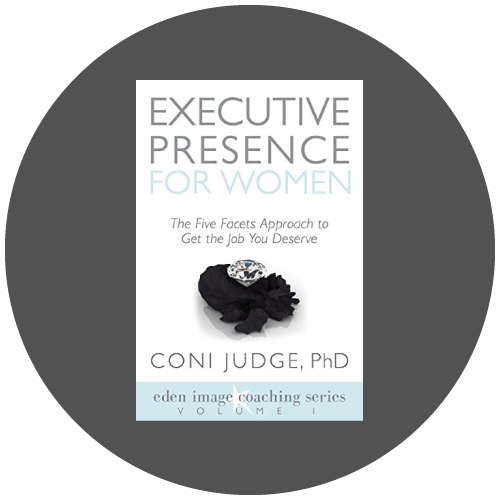 Front cover of Coni Judge book 'executive presence for women'